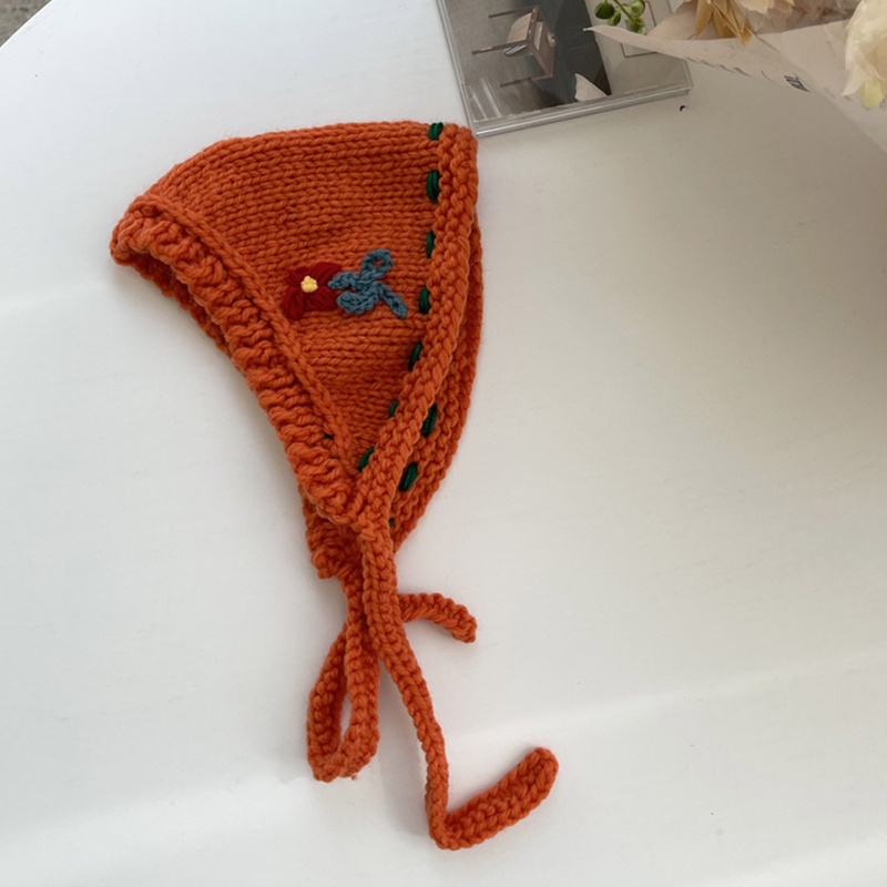 Khăn Turban Đan Len In Họa Tiết Dễ Thương Chống Gió Cho Nữ