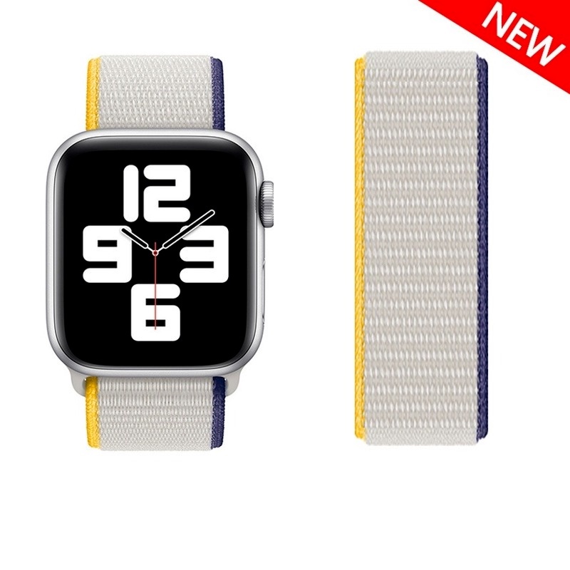 Dây Đeo Nylon 2021 Chuyên Dùng Cho Đồng Hồ Thông Minh Apple Watch 45 41 44 40 42 38 mm Iwatch 7 3 4 5 6 Se T500