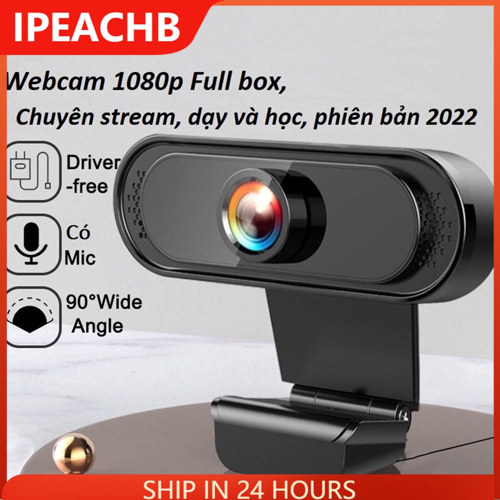 Webcam máy tính X7 có mic full hd 1080p full box siêu nét dùng cho pc laptop