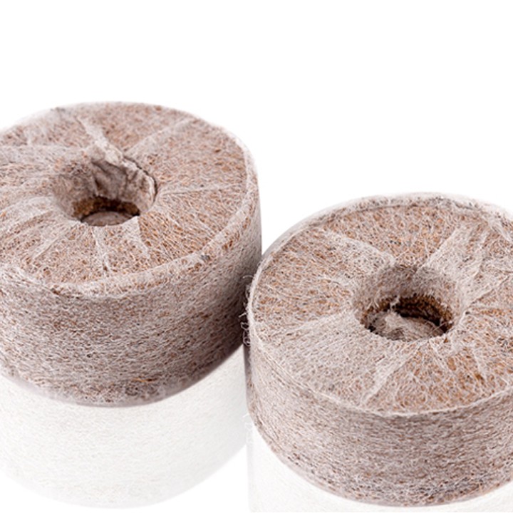 Bộ 50 và 100 viên nén ươm hạt xơ dừa hữu cơ trồng rau, dâu tây, thủy canh