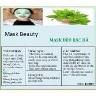 100gr Bột Maask dẻo bạc hà hand made