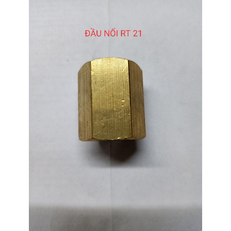 ĐẦU NỐI 2 ĐẦU RĂNG TRONG 21 &amp; 27 - ĐỒNG THAU