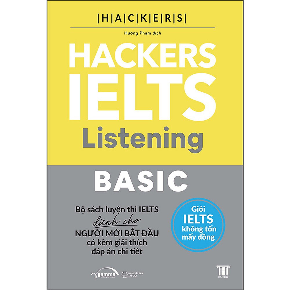 Sách Alphabooks - Hackers Ielts Listening - Basic