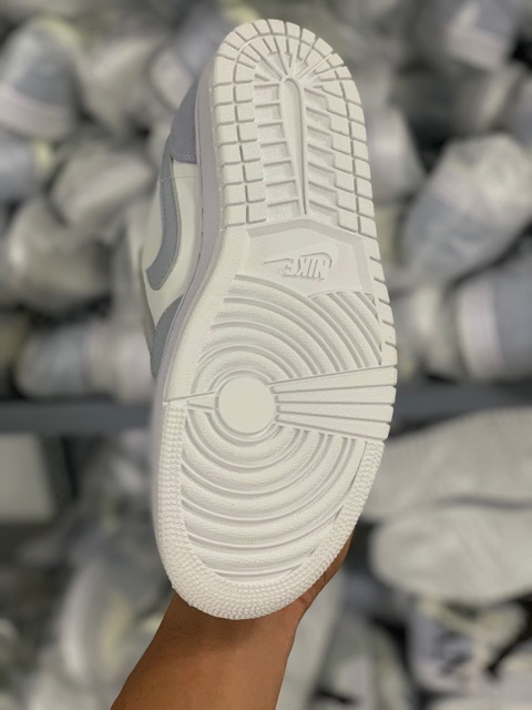 Giầy bóng rổ jd1 grey pari da thật 1:1 [ Full pk + freeship ]