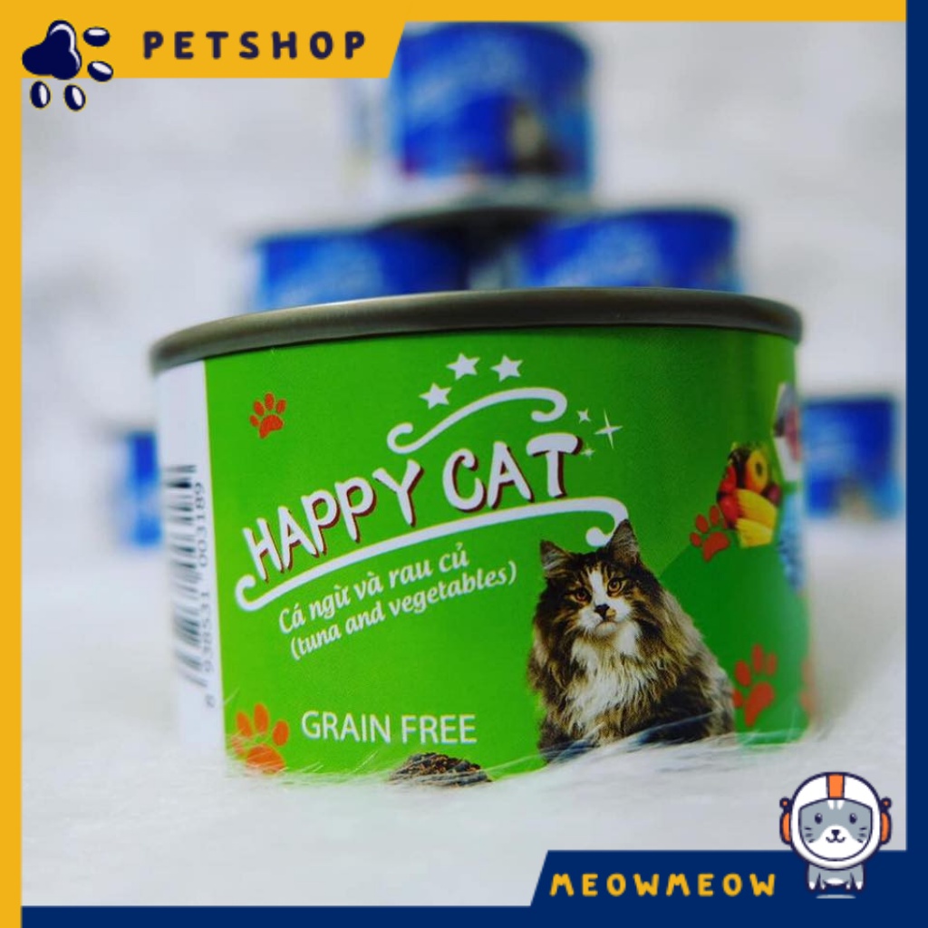 Pate cho mèo Happy Cat | Lon 160Gr | Thức ăn dinh dưỡng cho mèo.