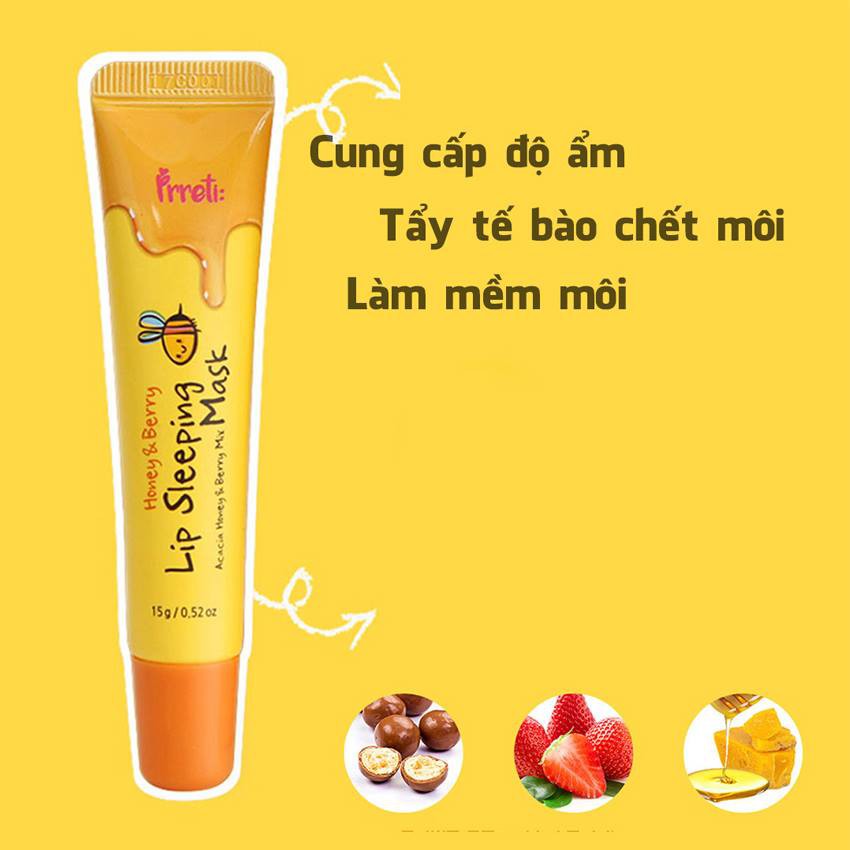 Prreti Lip Sleeping Mask - Mặt Nạ Ngủ Mật Ong Dành Cho Môi