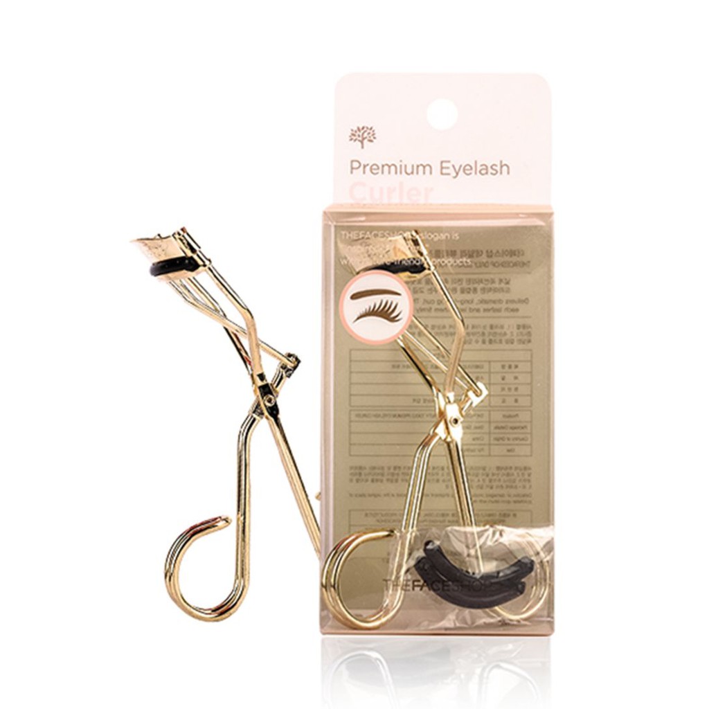 Kẹp Mi The face shop Perfect Eyelash Curler ( có miếng đệm thay thế ) màu bạc