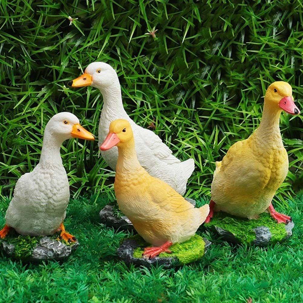 IVORY Mô Hình Vịt Con Xinh Xắn Dùng Để Trang Trí Nội Thất