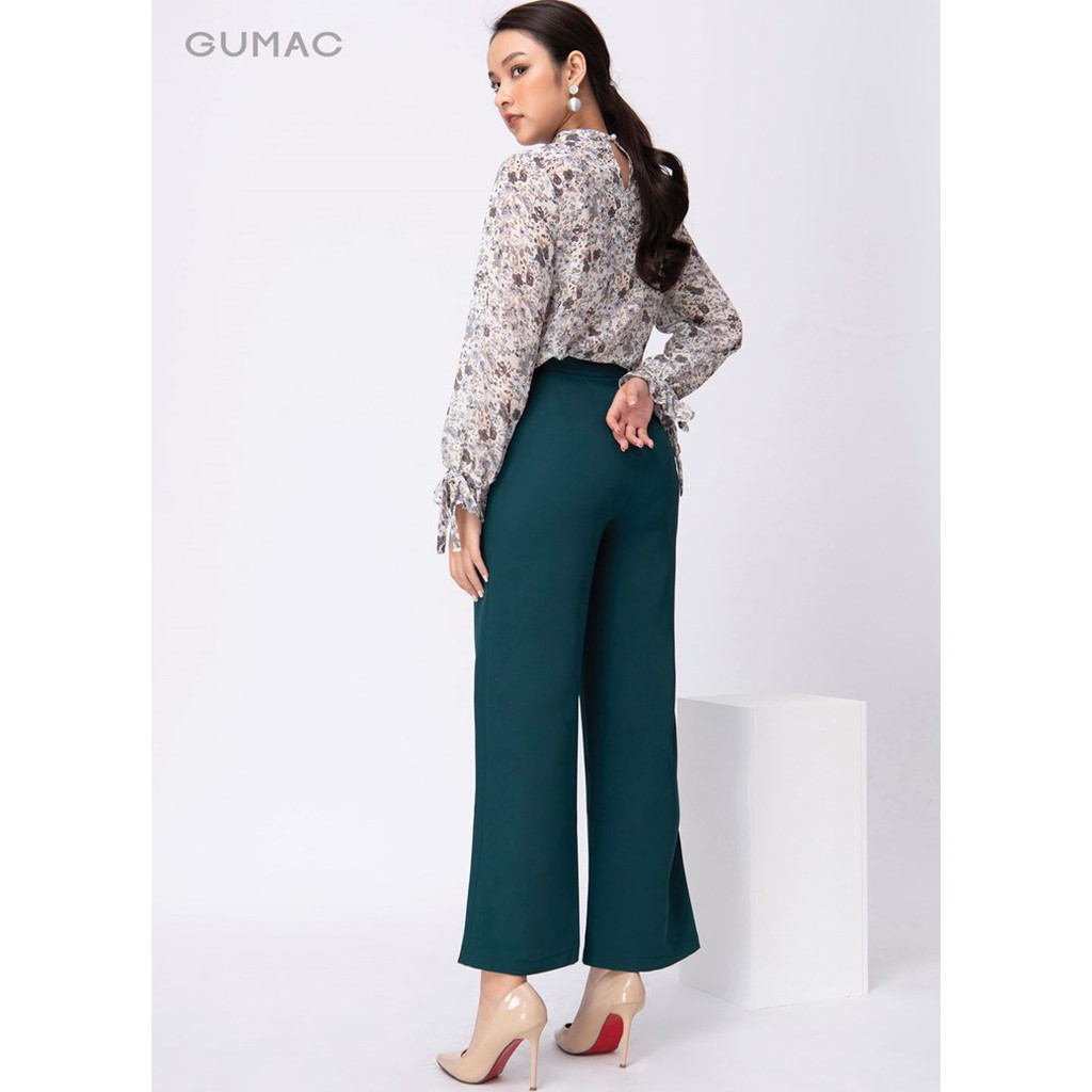 Quần suông nữ xếp 2 ly GUMAC đủ màu, đủ size, thiết kế basic, thanh lịch sang trọng QA10203 | BigBuy360 - bigbuy360.vn