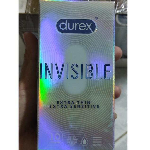 Bộ 4 hộp bcs Durex: 1 hộp Performa + 1 hộp bcs siêu mỏng Invisible + 1 hộp Pleasuremax + 1 hộp Kingtex - Hộp 12 bao