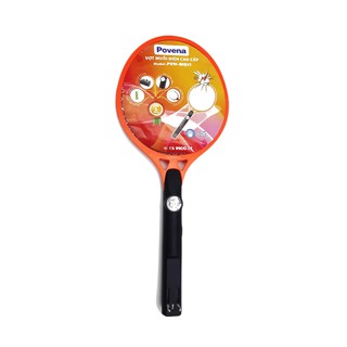 Vợt muỗi điện Povena PVN-MQ11 kèm đèn pin (Màu cam)