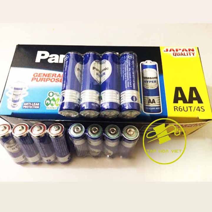 [ GIÁ RẺ ] Pin panasonic AA R6UT 1.5v Công Nghệ Nhật, 1 hộp 60 viên