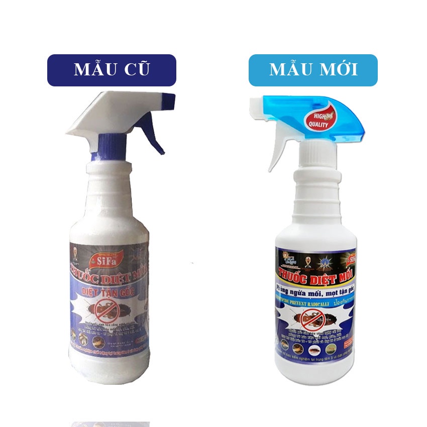 Diệt mối mọt gỗ dạng xịt tại nhà giá rẻ SIFA 500ML NGHIỆN NHÀ diệt mối tận gốc tủ bếp, sàn gỗ, khung cửa, cây trồng