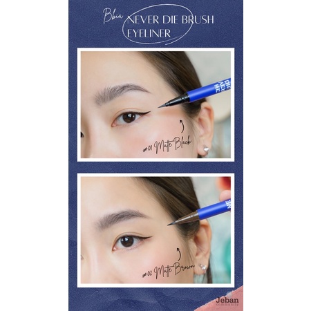 Bút kẻ mắt Never Die Brush Eyeliner