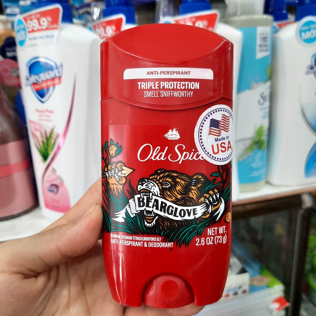 Sáp khử mùi Old Spice Bearglove 73g