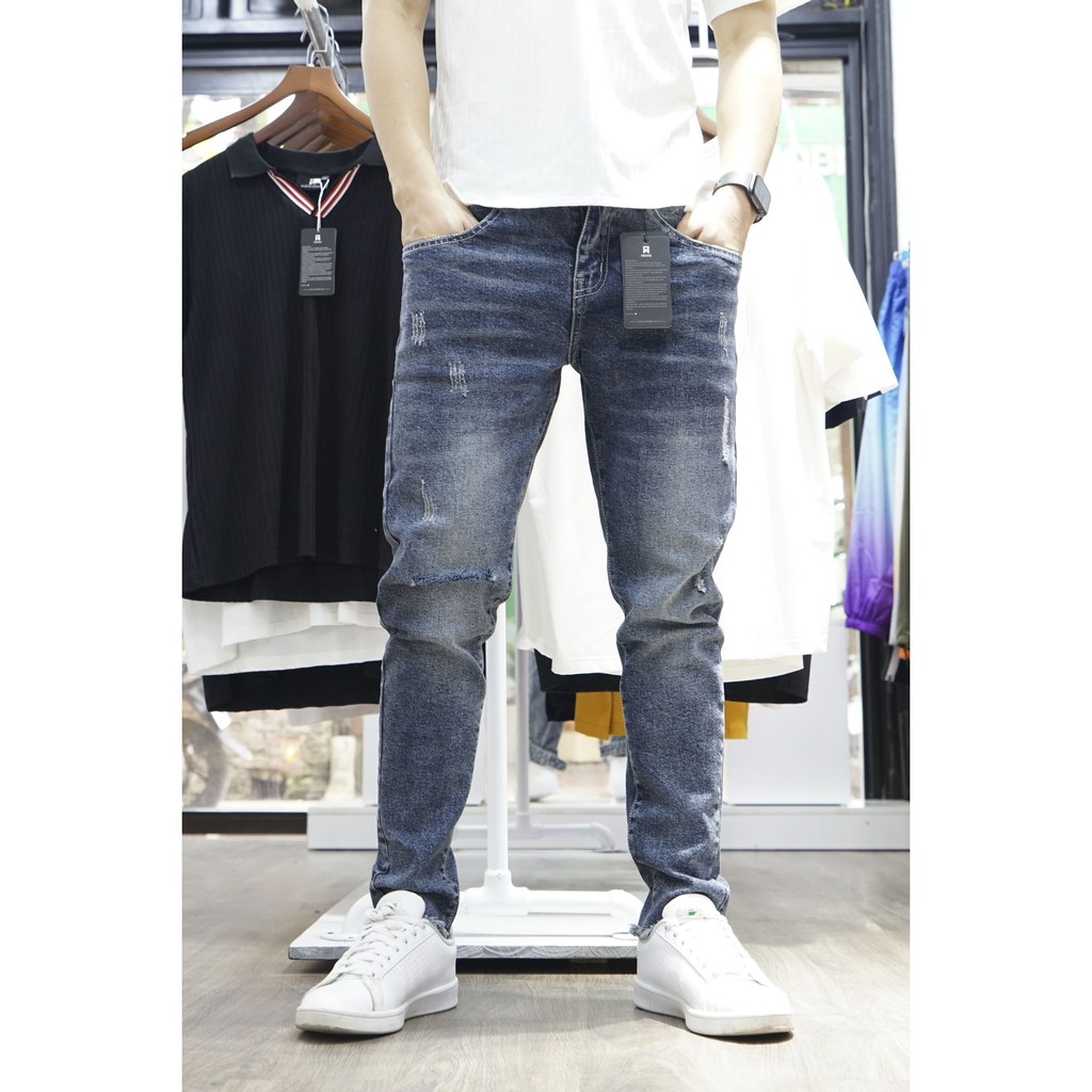 [Mã FAMALLT5 giảm 15% đơn 150K] Quần Jean Slimfit T9 kiểu dáng thể thao nam N7 phong cách thời tranng đường phố 2020 | WebRaoVat - webraovat.net.vn