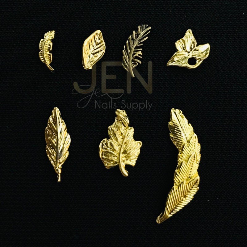 Charm chiếc lá đính móng-phụ kiện charm nail