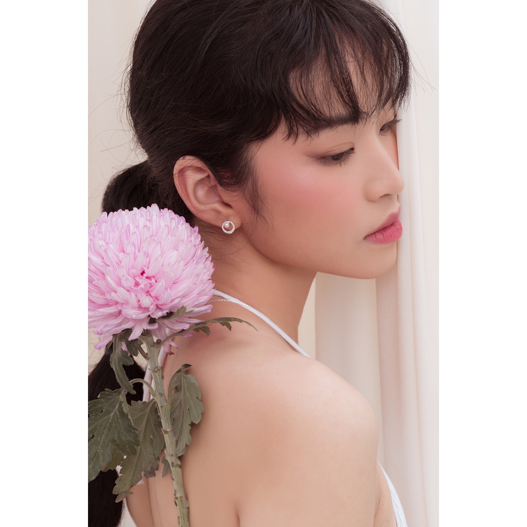 Khuyên tai bạc nữ 925 BLING IT nữ tính hàn quốc BIBT521