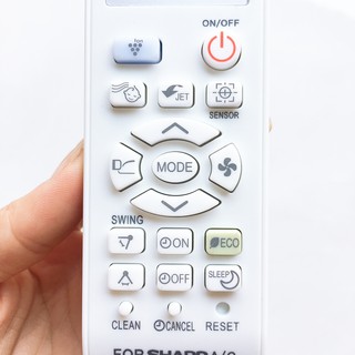 Remote máy lạnh Sharp nhỏ đời mới - Điều khiển điều hòa Sharp