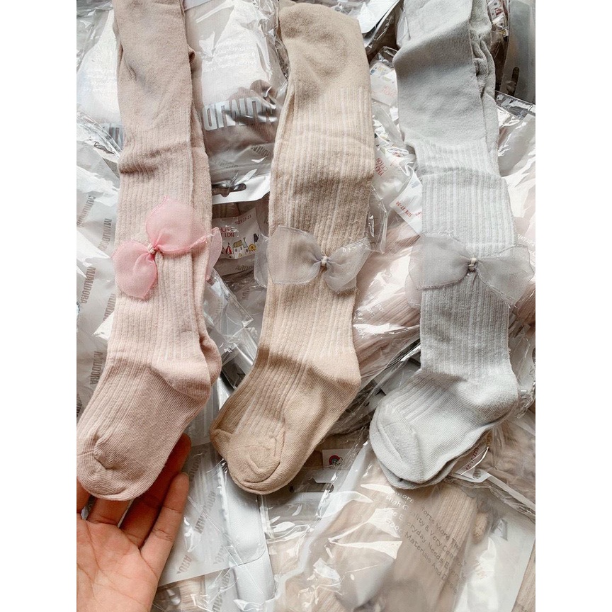 100K = 3 CHIẾC Tri ân khách hàng mã quần tất liền bàn Quảng châu đính nơ xinh xắn từ 7-17kg