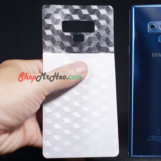 Bộ 3 Skin Dán Mặt Lưng Vân 3D Samsung Note 9