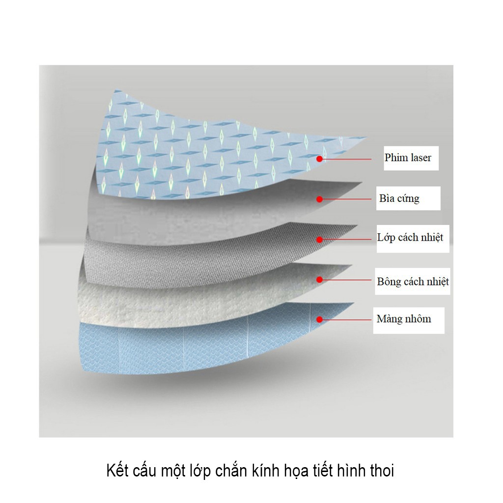 Tấm chắn nắng kính lái xe ô tô, xe hơi chất liệu xốp phủ bạc cho xe 4-5 chỗ | BigBuy360 - bigbuy360.vn