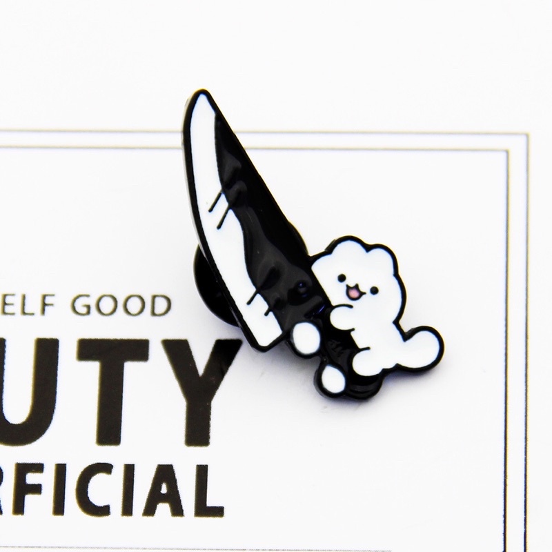 Ghim Pin cài áo balo hình mèo ngộ nghĩnh