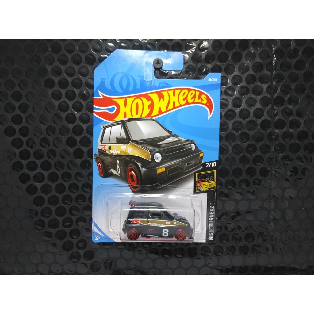 Hot Wheels Mô Hình Đồ Chơi Xe Hơi Honda City Turbo Ii Black 2019 85