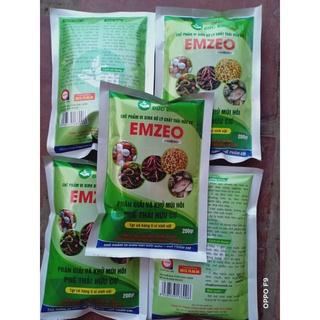 5 gói Chế phẩm vi sinh emzeo ủ rác thải hữu cơ, cá làm phân