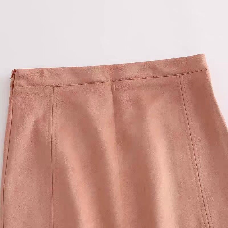 Chân váy da lộn Pull&Bear