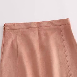 Chân váy da lộn Pull&Bear