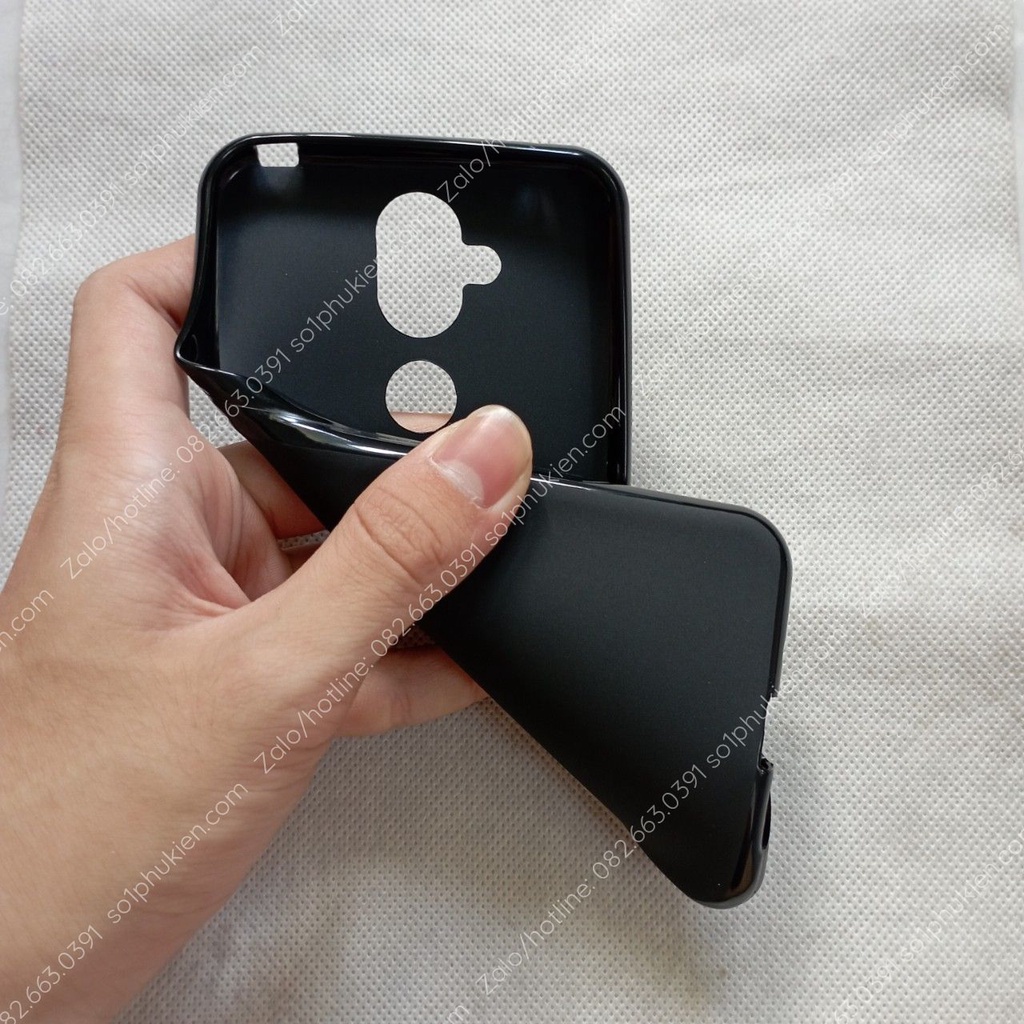 Ốp lưng nokia 8.1 (x7) các loại ốp đen, trong