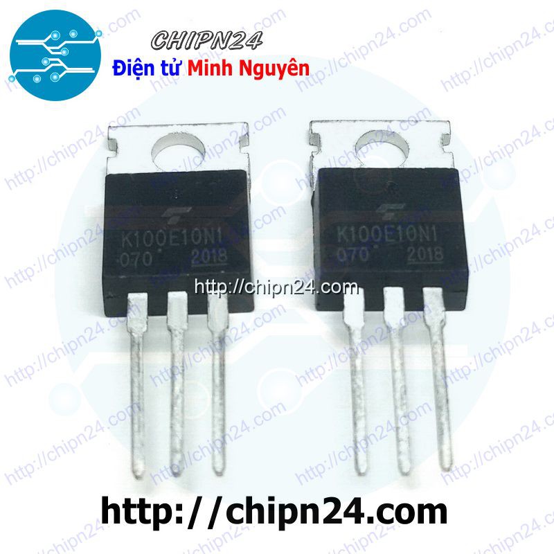 [1 CON] Mosfet K100E10N1 TO-220 100A 10V Kênh N (TK100E10N1 100E10)