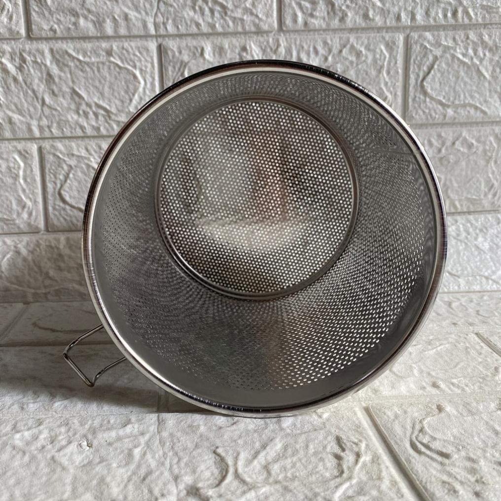 Giỏ lưới có dây, lọc thực phẩm. Inox Size 8-10-12-14-16cm