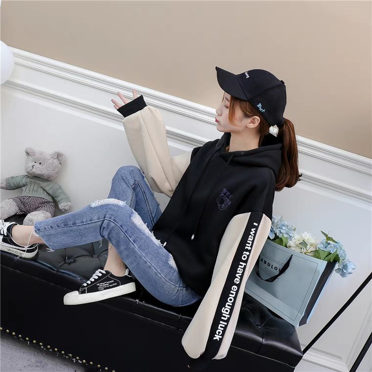 [FREESHIP_99K] Áo Hoodie nữ in chữ Lucky siêu đẹp - DS13 | BigBuy360 - bigbuy360.vn