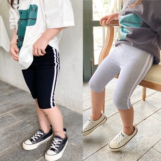 Quần legging lửng 2 sọc cho bé size 90-140