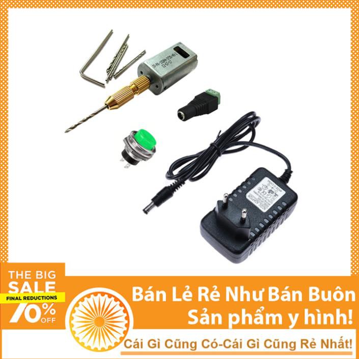 Combo Máy Khoan Mini 180 5V Siêu Khỏe V2