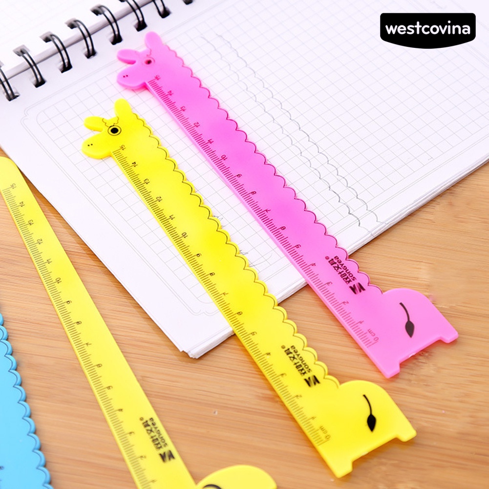 Mới Thước Đo Hình Hươu Cao Cổ Xinh Xắn Dành Cho Học Sinh