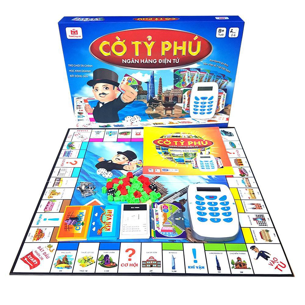 Cờ Tỷ Phú Monopoly Here & Now - The World Edition - trò chơi tài chính