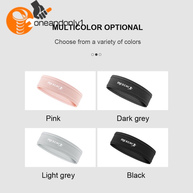 Băng Đô Thể Thao Bằng Lụa Lạnh Thấm Hút Mồ Hôi Chống Trượt