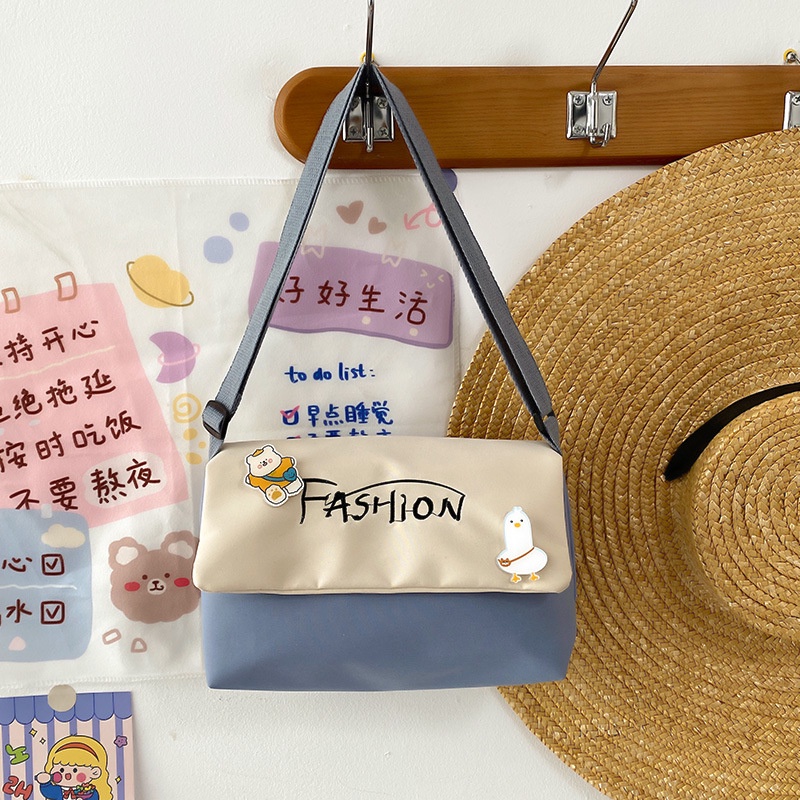 Túi Đeo Chéo Nylon Nhỏ Đơn Giản Dễ Thương Thời Trang Xu Hướng Cho Nữ Sinh