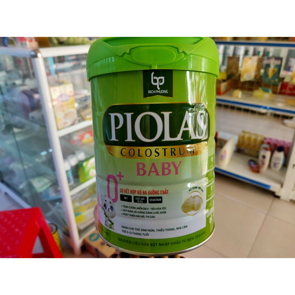 Sữa PIOLAS COLOSTRUM Baby 0+ Trẻ từ 0-12 tháng. Trẻ sinh non thiếu tháng nhẹ cân