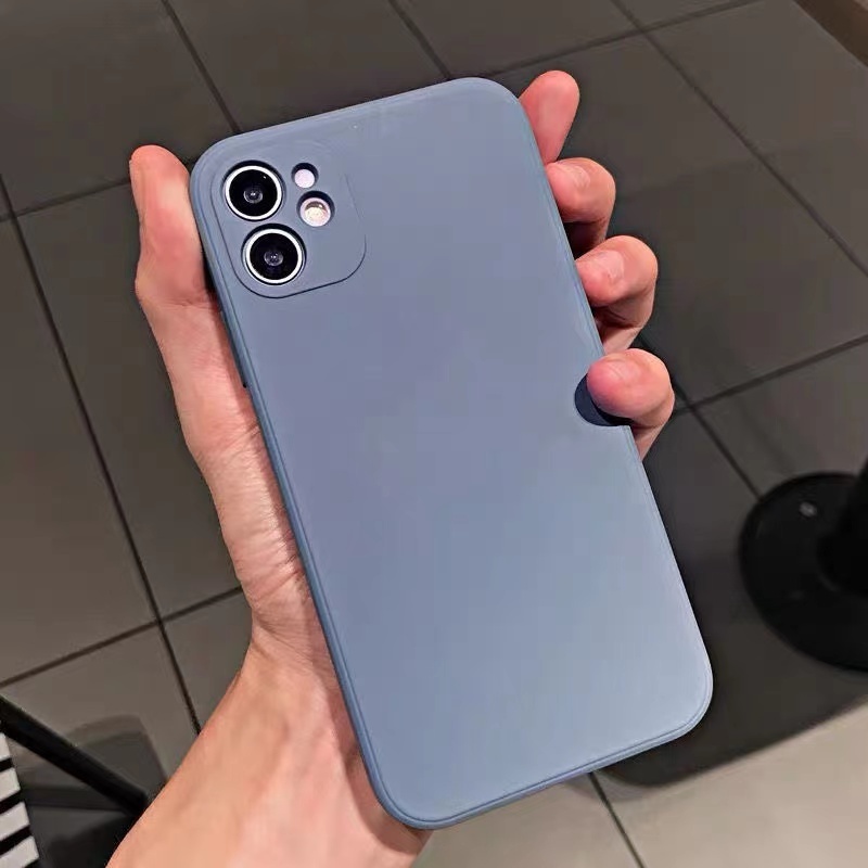 Ốp điện thoại silicon dẻo mỏng nhẹ màu kẹo sang trọng cho iPhone 13 12 11 Pro Max