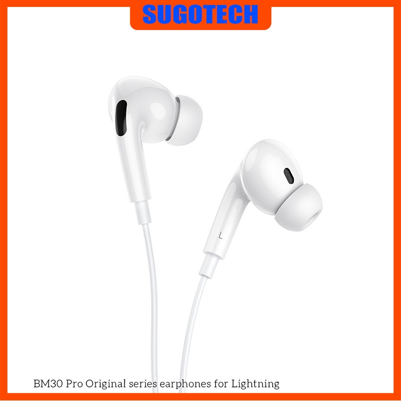 Tai nghe ĐT táo có dây Borofone BM30 Pro 😍FREE SHtáo😍 âm thanh cực đỉnh bảo hành 12 tháng