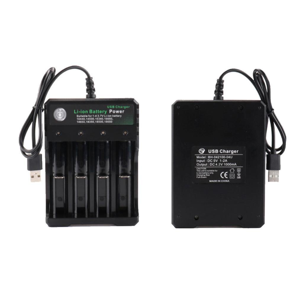 Bộ Sạc Pin Bốn Khe DIGIFOUNDER Cho 18650 18500 16340 14500 26650 B5C2