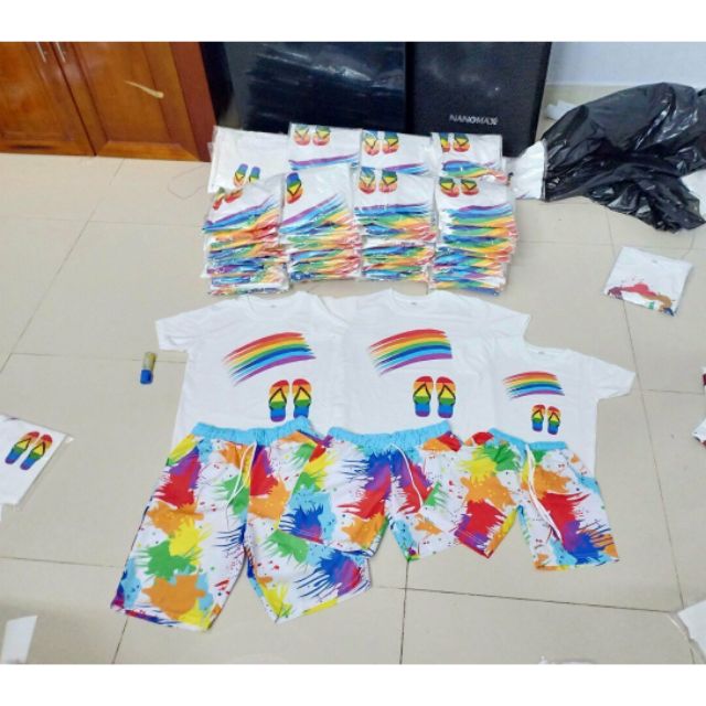Quần áo đi biển nhóm