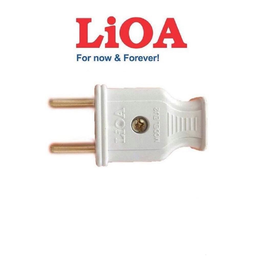 Phích cắm điện LIOA chân tròn phi4