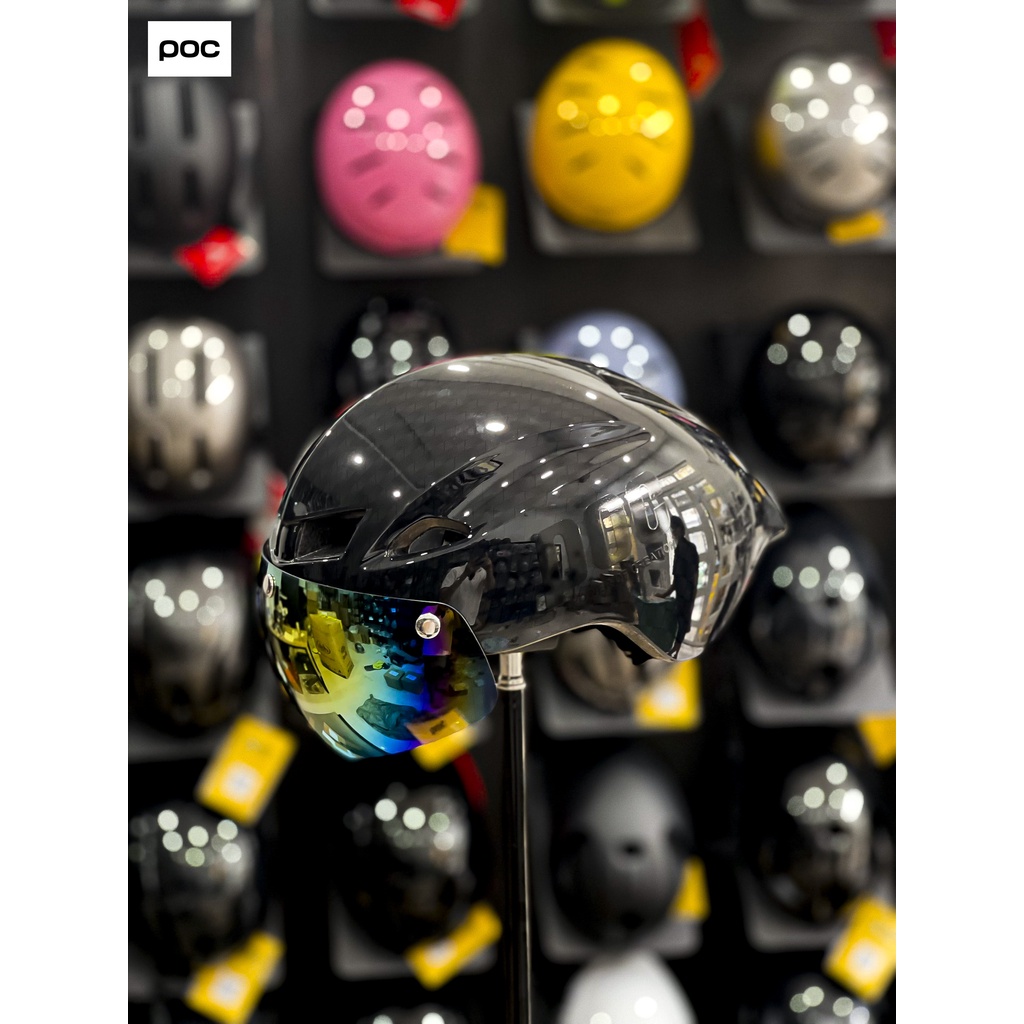 KÍNH TITAN THAY NÓN THỂ THAO POC FALCON-KÍNH NÓN POC, ROC R16 VÀ ROC R18