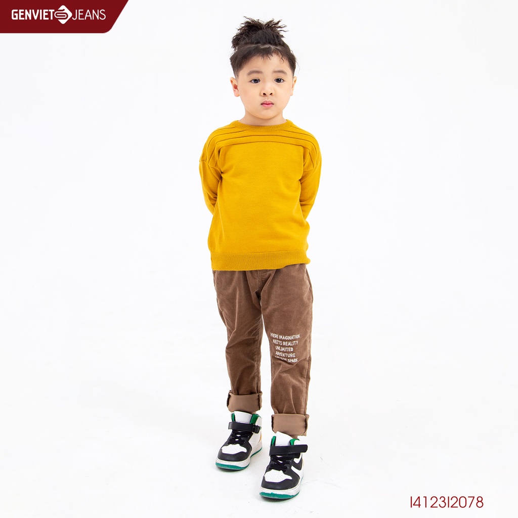 Áo Len Thời Trang Trẻ Em GENVIET I4123I2078