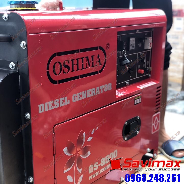 Máy phát điện chạy dầu 7KVA OSHIMA OS-8500 có đề nổ giá rẻ (TIẾT KIỆM NHIÊN LIỆU) | WebRaoVat - webraovat.net.vn